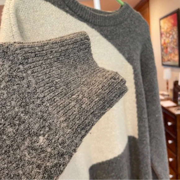 Oak + Fort Abstract Sweater - Picture 4 of 7